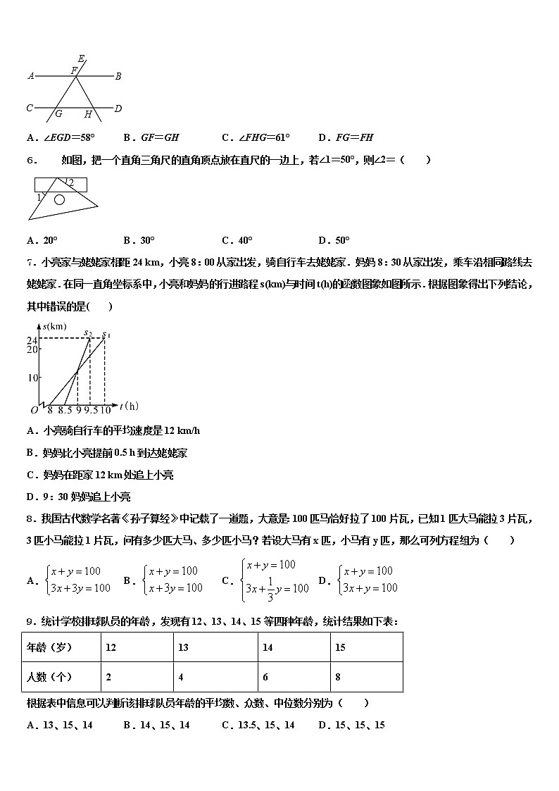 湖南省邵阳市2022年中考数学五模试卷含解析02