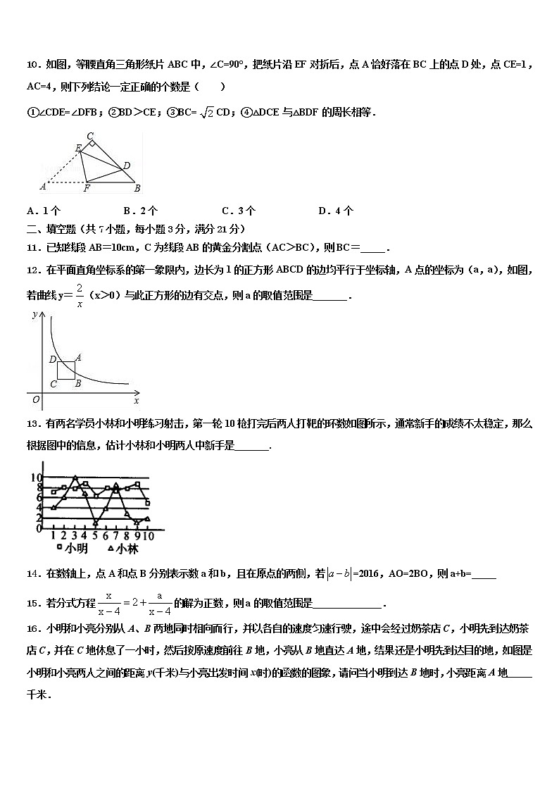湖南省邵阳市2022年中考数学五模试卷含解析03
