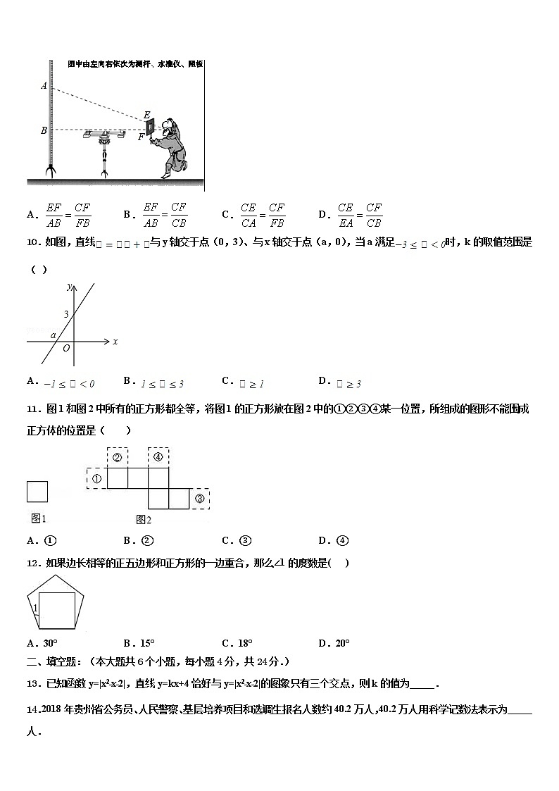 湖北省华中学师范大第一附属中学2022年中考押题数学预测卷含解析03