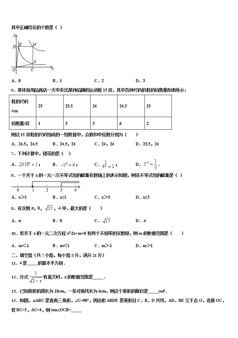 吉林省长春市二道区2021-2022学年中考二模数学试题含解析02