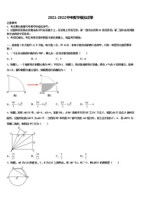 吉林省长春吉大附中力旺实验中学2021-2022学年中考三模数学试题含解析