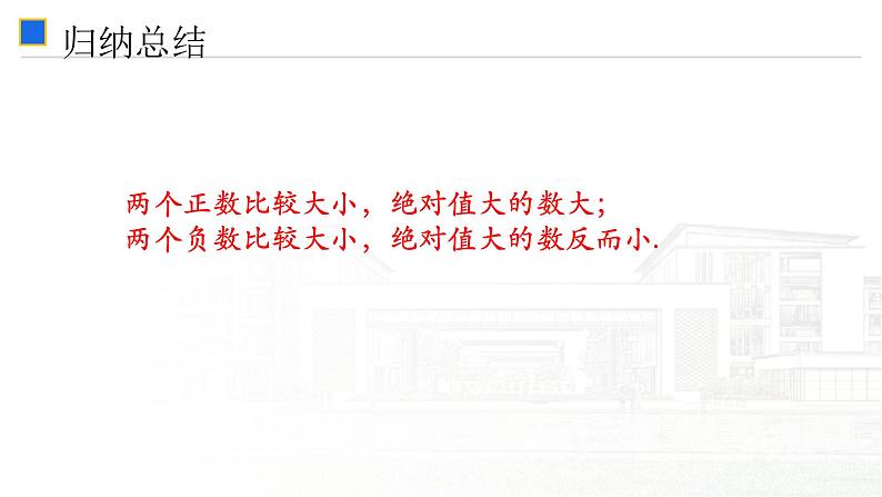 浙教版七年级上册1.4有理数大小比较课件（13张PPT）第6页