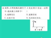 2022九年级数学下册第3章投影与视图3.1投影习题课件新版湘教版