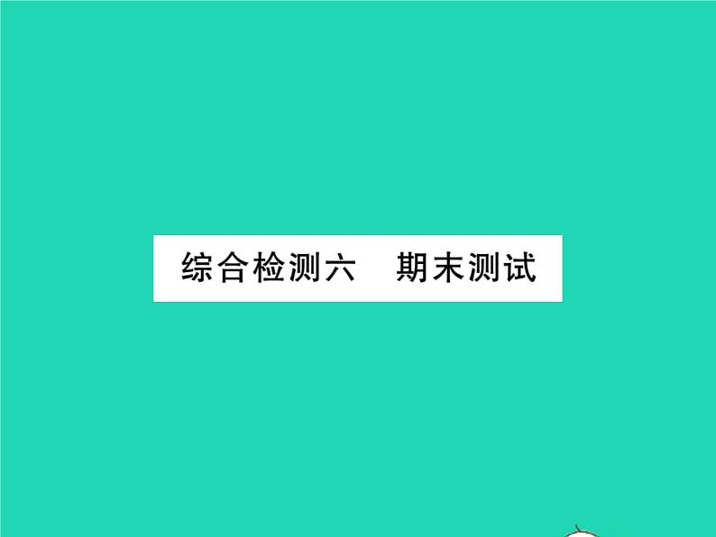 2022九年级数学下学期期末测试习题课件新版湘教版01