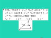 2022七年级数学下册第4章相交线与平行线双休作业34.1_4.4习题课件新版湘教版