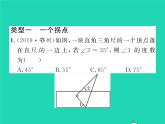 2022七年级数学下册第4章相交线与平行线方法专题4平行线中的拐点问题习题课件新版湘教版