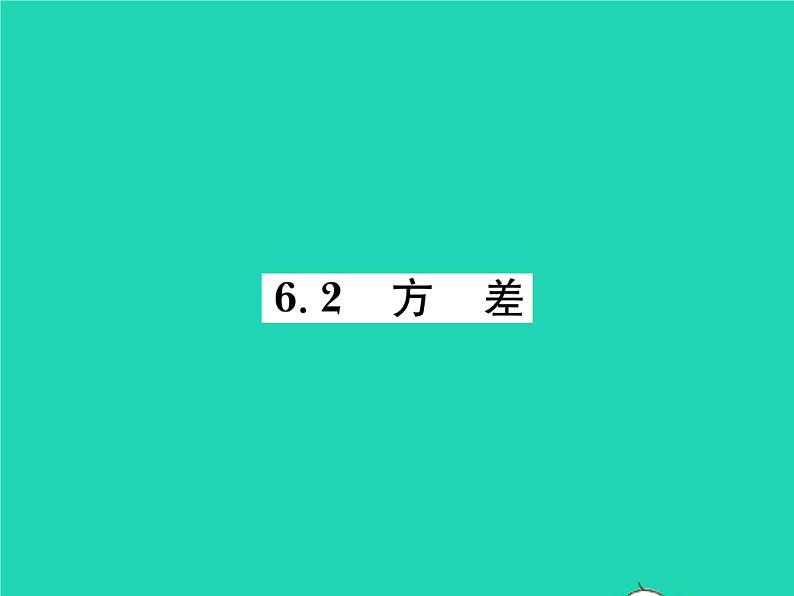 2022七年级数学下册第6章数据的分析6.2方差习题课件新版湘教版01