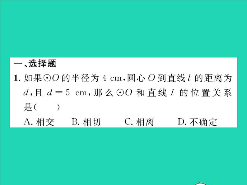 2022九年级数学下册专项复习4圆习题课件新版沪科版第2页