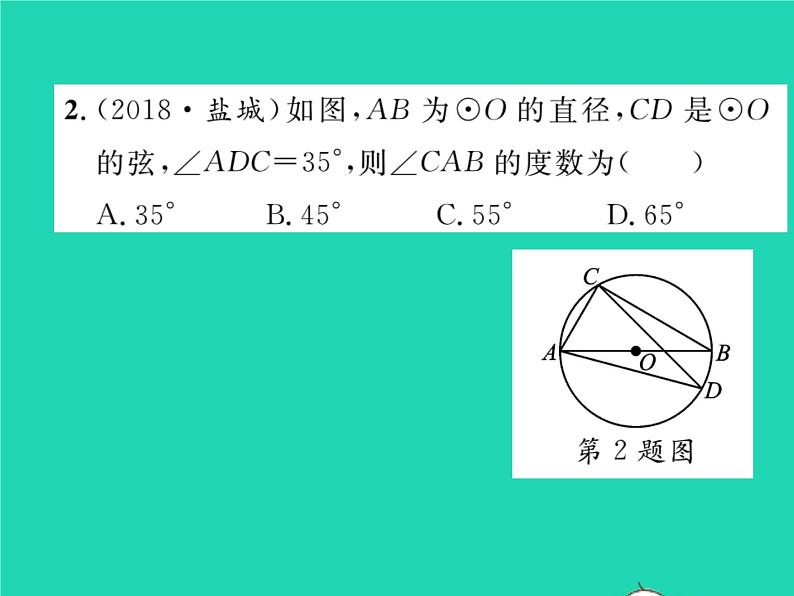 2022九年级数学下册第24章圆章末复习与小结习题课件新版沪科版第6页