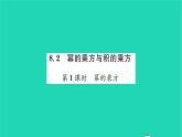 2022七年級數(shù)學(xué)下冊第8章冪的運算8.2冪的乘方與積的乘方第1課時冪的乘方習(xí)題課件新版蘇科版