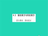 2022七年级数学下册第8章幂的运算8.2幂的乘方与积的乘方第1课时幂的乘方习题课件新版苏科版