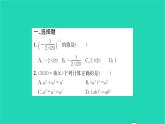 2022七年级数学下册第8章幂的运算必刷题28.1_8.3习题课件新版苏科版