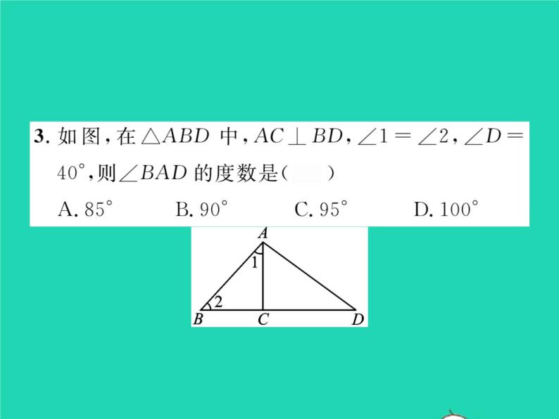 2022八年级数学下册第1章直角三角形双休作业11.1_1.2习题课件新版湘教版03