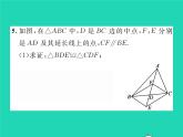 2022八年級數(shù)學(xué)下冊第2章四邊形2.2平行四邊形2.2.2平行四邊形的判定第2課時平行四邊形的判定定理3習(xí)題課件新版湘教版