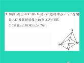 2022八年级数学下册第2章四边形2.2平行四边形2.2.2平行四边形的判定第2课时平行四边形的判定定理3习题课件新版湘教版