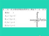 2022八年级数学下册第4章一次函数4.5一次函数的应用第3课时一次函数与一次方程的联系习题课件新版湘教版