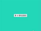 2022八年级数学下册第11章反比例函数考点集训习题课件新版苏科版