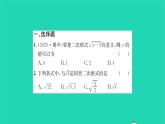 2022八年级数学下册第12章二次根式必刷题512.1_12.3习题课件新版苏科版