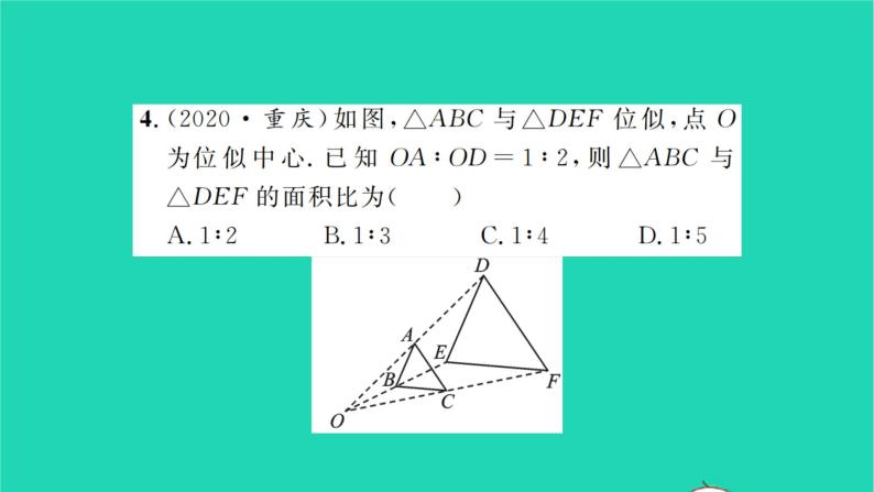 2022九年级数学下册第6章图形的相似6.6图形的位似习题课件新版苏科版05