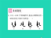2022九年級數(shù)學(xué)下冊第6章圖形的相似6.7用相似三角形解決問題第1課時平行投影習(xí)題課件新版蘇科版