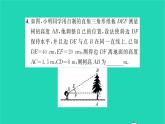 2022九年級數(shù)學(xué)下冊第6章圖形的相似6.7用相似三角形解決問題第1課時平行投影習(xí)題課件新版蘇科版