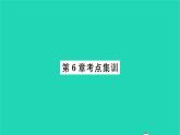 2022九年级数学下册第6章图形的相似考点集训习题课件新版苏科版