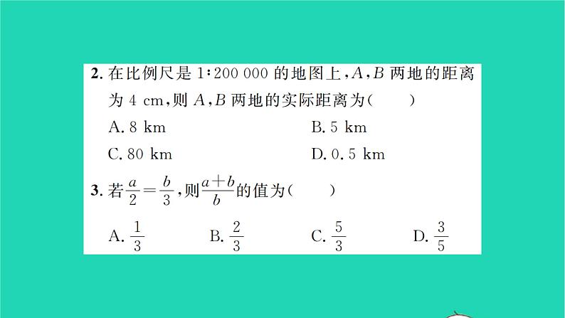 2022九年级数学下册第6章图形的相似考点集训习题课件新版苏科版第3页