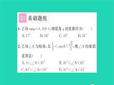 2022九年级数学下册第7章锐角三角函数7.4由三角函数值求锐角习题课件新版苏科版