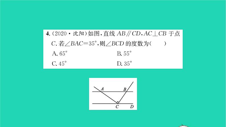 2022七年级数学下册第7章平面图形的认识二必刷题17.1_7.3习题课件新版苏科版04