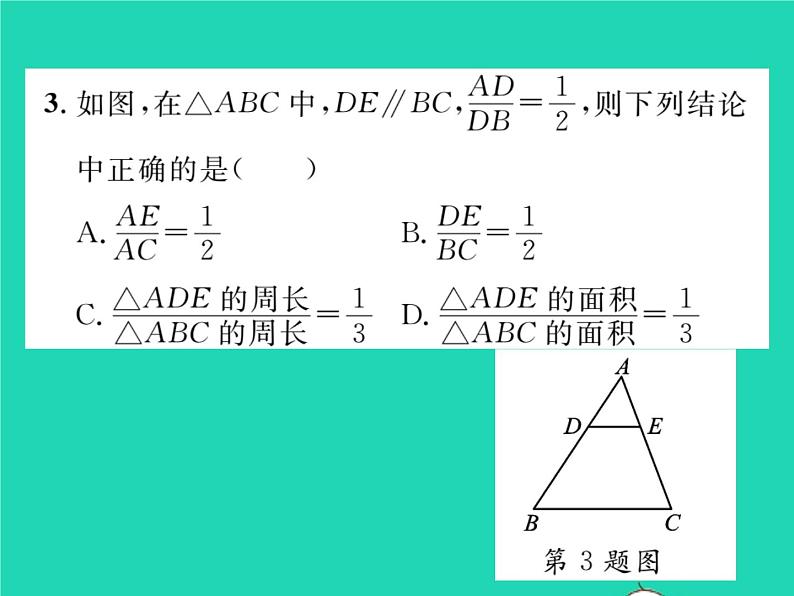 2022九年级数学下册专项复习3图形的相似习题课件新版华东师大版04