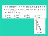 2022九年级数学下册专项复习4解直角三角形习题课件新版华东师大版