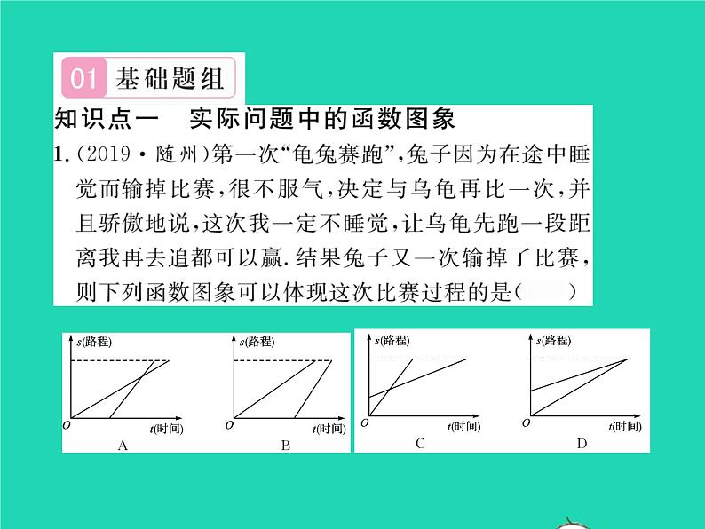 2022八年级数学下册第17章函数及其图象17.2函数的图象17.2.2函数的图象习题课件新版华东师大版第2页