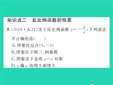 2022八年級數(shù)學(xué)下冊第17章函數(shù)及其圖象17.4反比例函數(shù)17.4.2反比例函數(shù)的圖象和性質(zhì)習(xí)題課件新版華東師大版