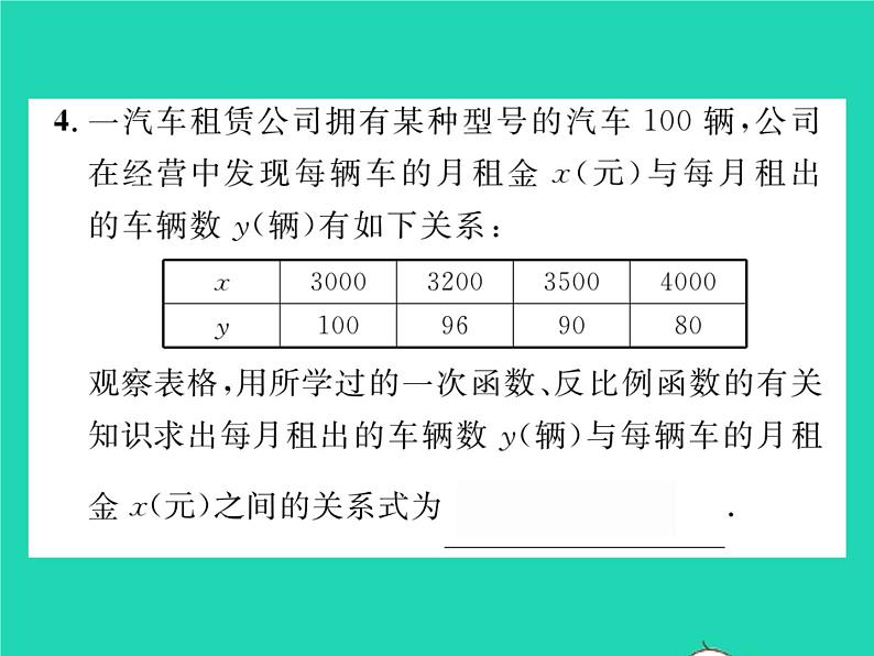 2022八年级数学下册第17章函数及其图象17.5实践与探索第3课时一次函数反比例函数的实际应用习题课件新版华东师大版05