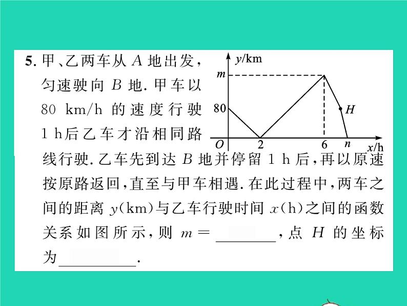 2022八年级数学下册第17章函数及其图象17.5实践与探索第3课时一次函数反比例函数的实际应用习题课件新版华东师大版06