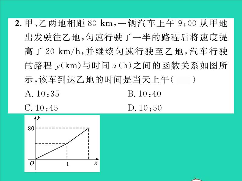 2022八年级数学下册第17章函数及其图象章末复习与小结习题课件新版华东师大版07