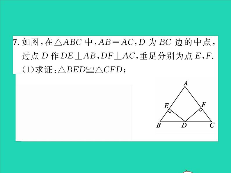 2022八年级数学下册第19章矩形菱形与正方形19.3正方形习题课件新版华东师大版第8页