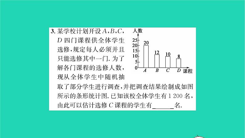 2022八年级数学下册第7章数据的收集整理描述7.1普查与抽样调查第2课时普查与抽样调查2习题课件新版苏科版04