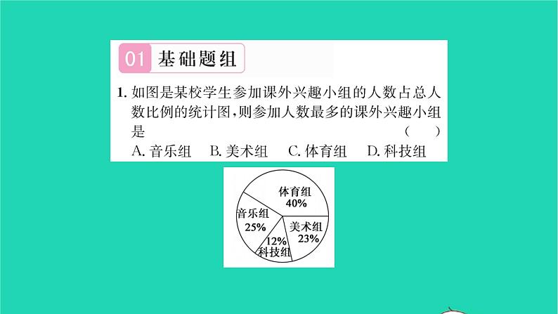 2022八年级数学下册第7章数据的收集整理描述7.2统计图的选用第1课时统计图的选用1习题课件新版苏科版02