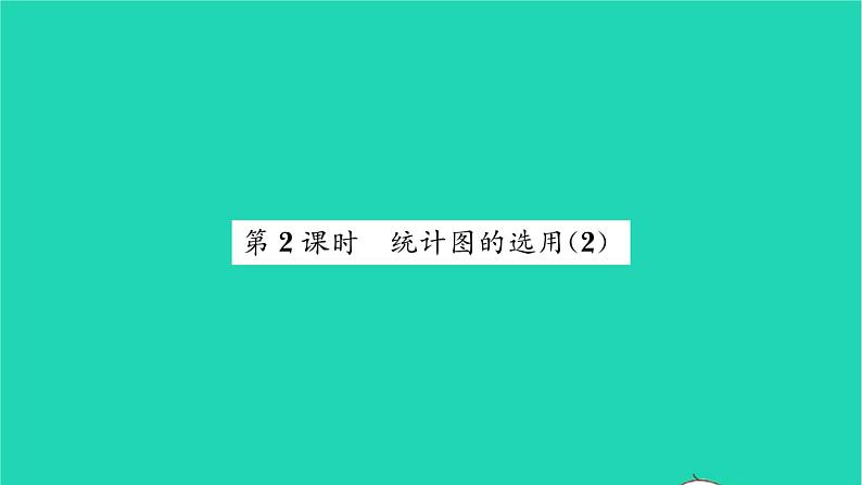 2022八年级数学下册第7章数据的收集整理描述7.2统计图的选用第2课时统计图的选用2习题课件新版苏科版01