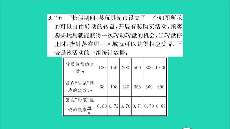 2022八年级数学下册第8章认识概率8.3频率与概率第2课时频率与概率2习题课件新版苏科版04