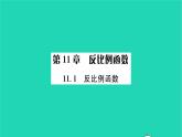 2022八年级数学下册第11章反比例函数11.1反比例函数.习题课件新版苏科版
