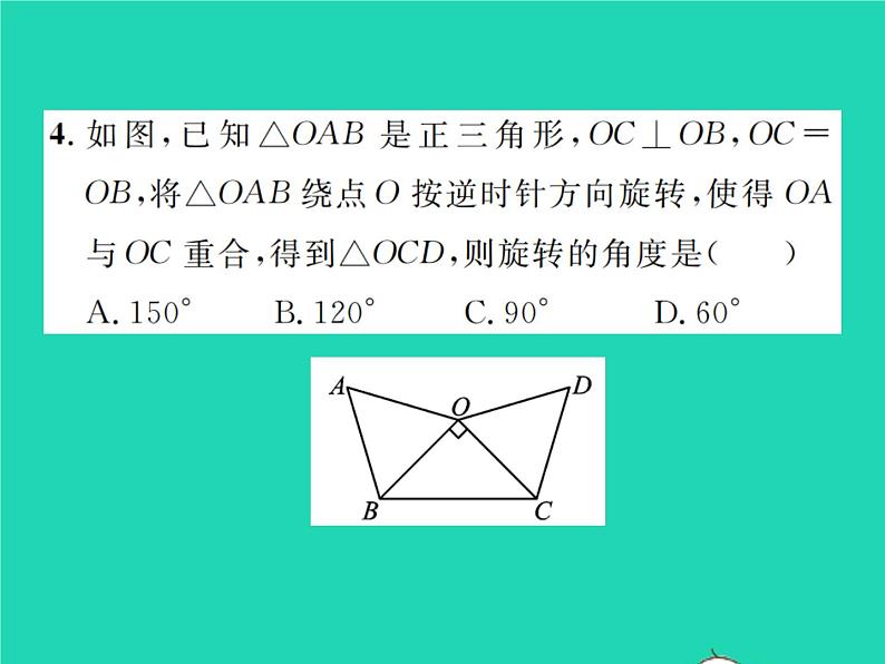 2022九年级数学下册期末复习6图形的变换习题课件新版北师大版05