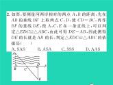 2022七年级数学下册第四章三角形5利用三角形全等测距离习题课件新版北师大版