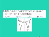 2022七年级数学下册第五章生活中的轴对称2探索轴对称的性质习题课件新版北师大版