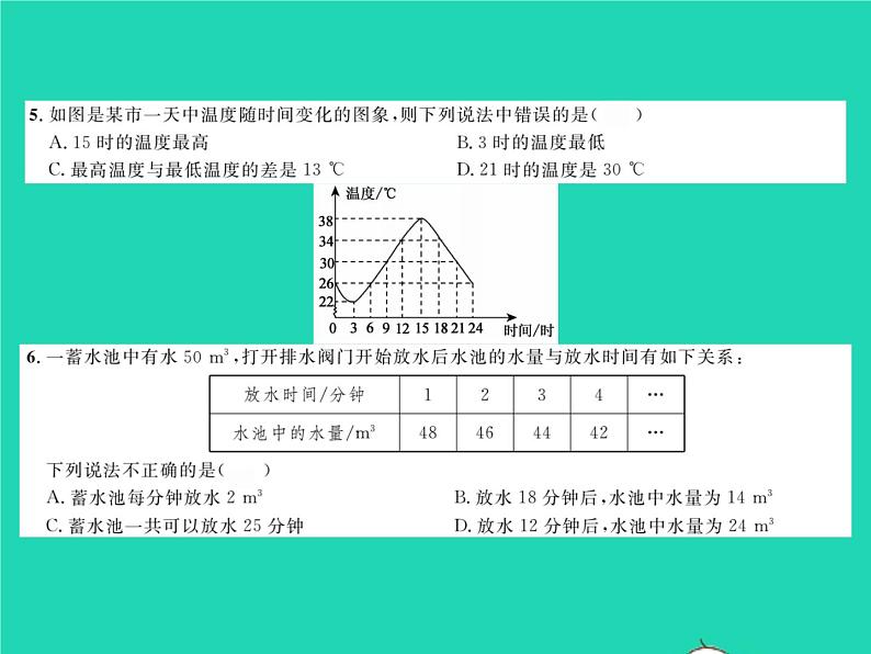 2022七年级数学下册综合检测三习题课件新版北师大版第3页