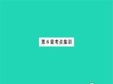2022七年级数学下册第6章一元一次方程考点集训习题课件新版华东师大版