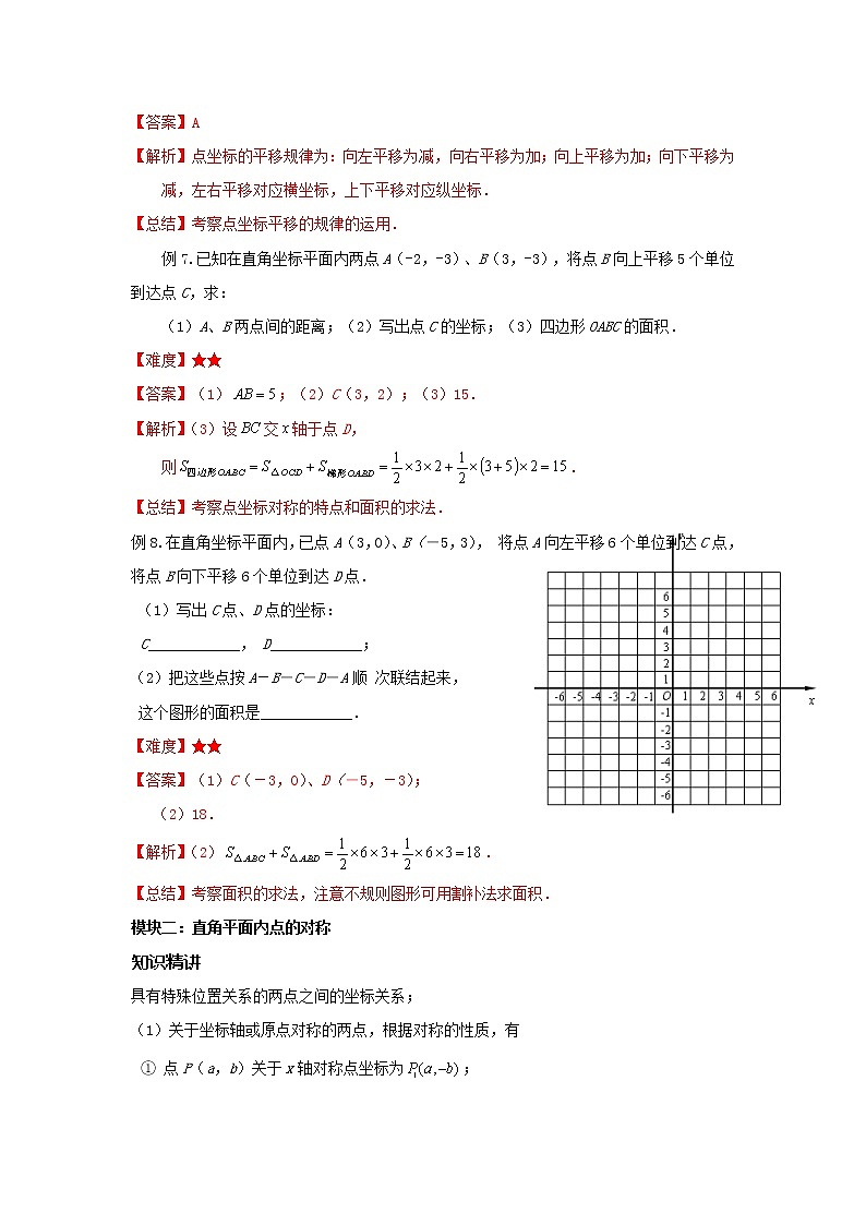 第18讲 平面直角坐标系2（讲义）- 2022年春季七年级数学辅导讲义（沪教版）03