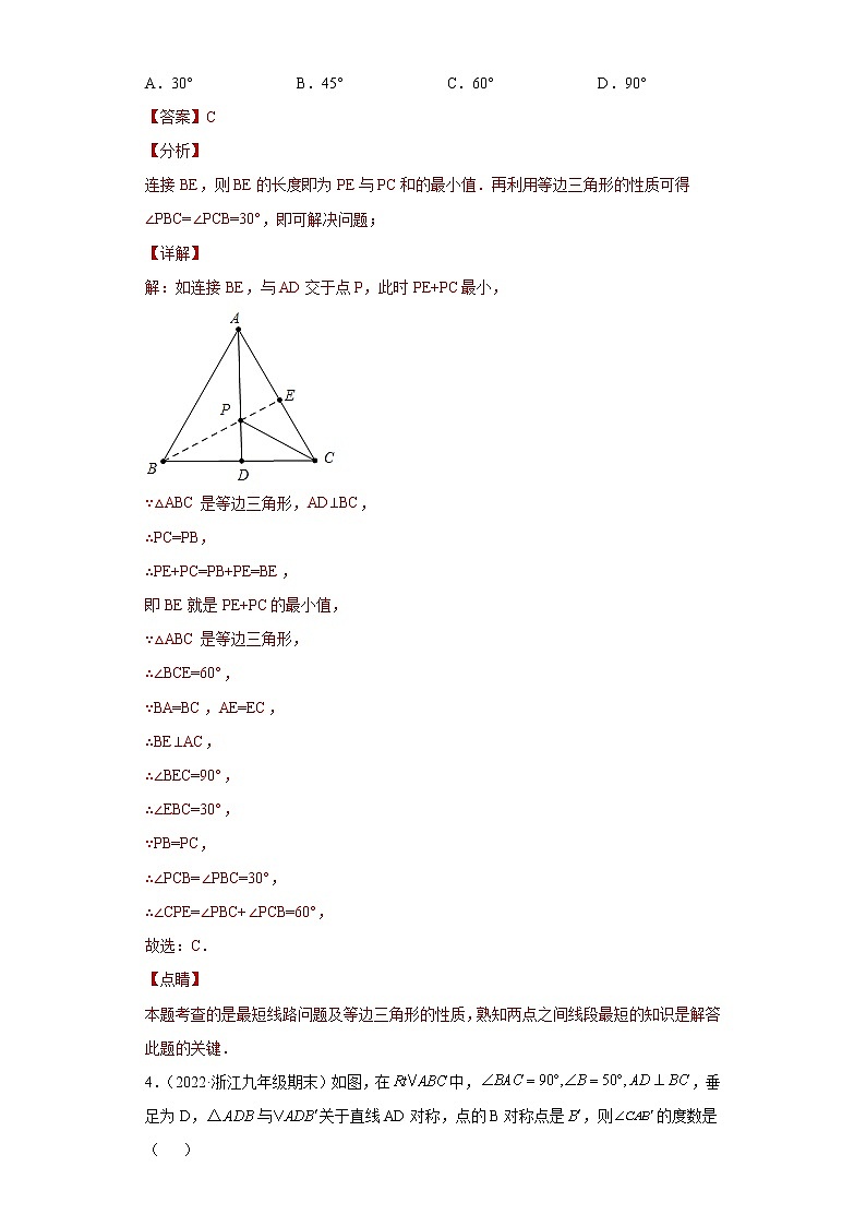 专题02变换思想课之坐标与图形变化综合专练（解析版）- 2022-2023学年八年级数学专题训练（浙教版）第3页