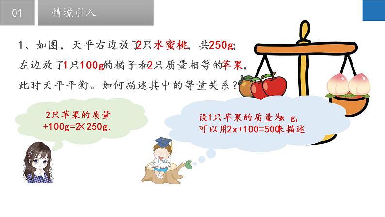 4.1 从问题到方程-2022-2023学年七年级数学上册同步课堂精品课件（苏科版）05